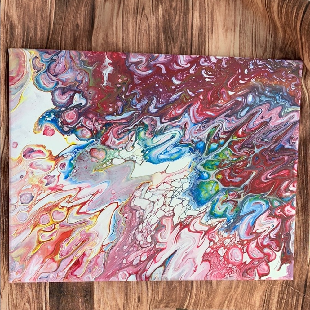 Original paint pouring